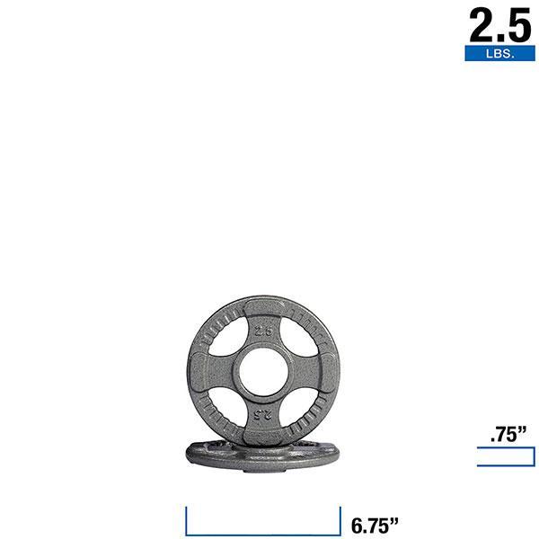Body Solid Grey Cast Iron Grip Plates - Each