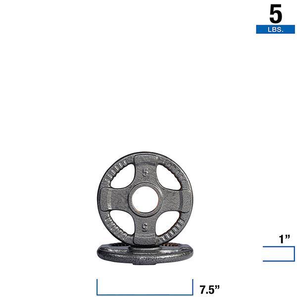 Body Solid Grey Cast Iron Grip Plates - Each