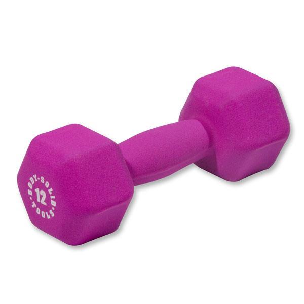 Body Solid Neoprene Dipped Dumbbells - Pairs