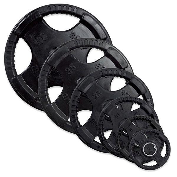 Body Solid Rubber Grip Olympic Plates - Each