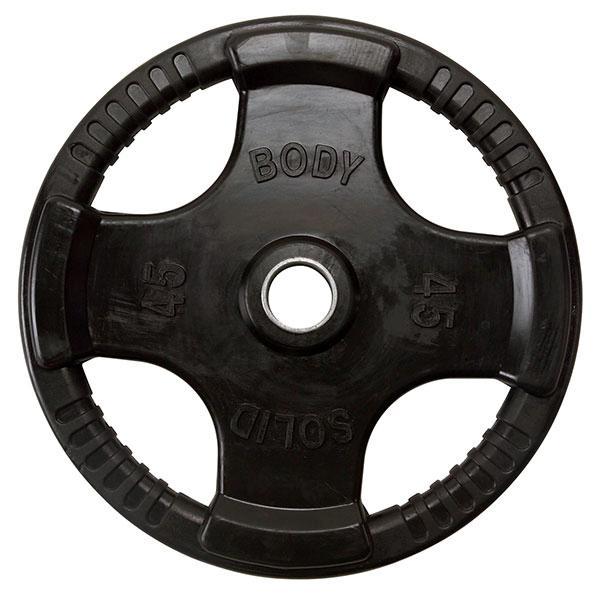 Body Solid Rubber Grip Olympic Plates - Each