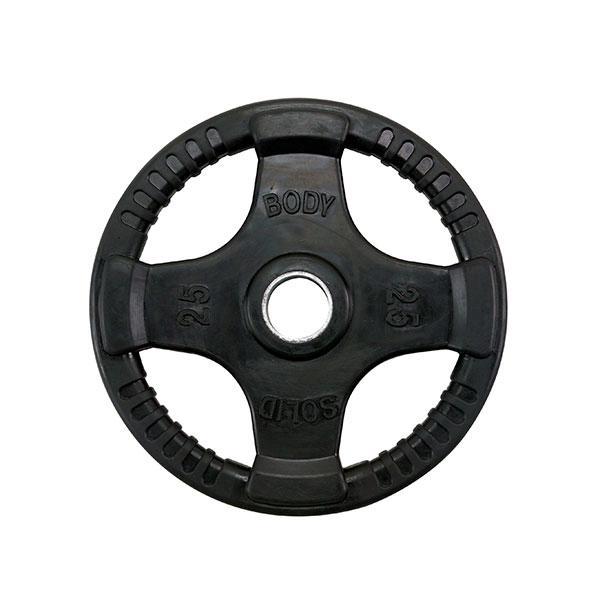 Body Solid Rubber Grip Olympic Plates - Each