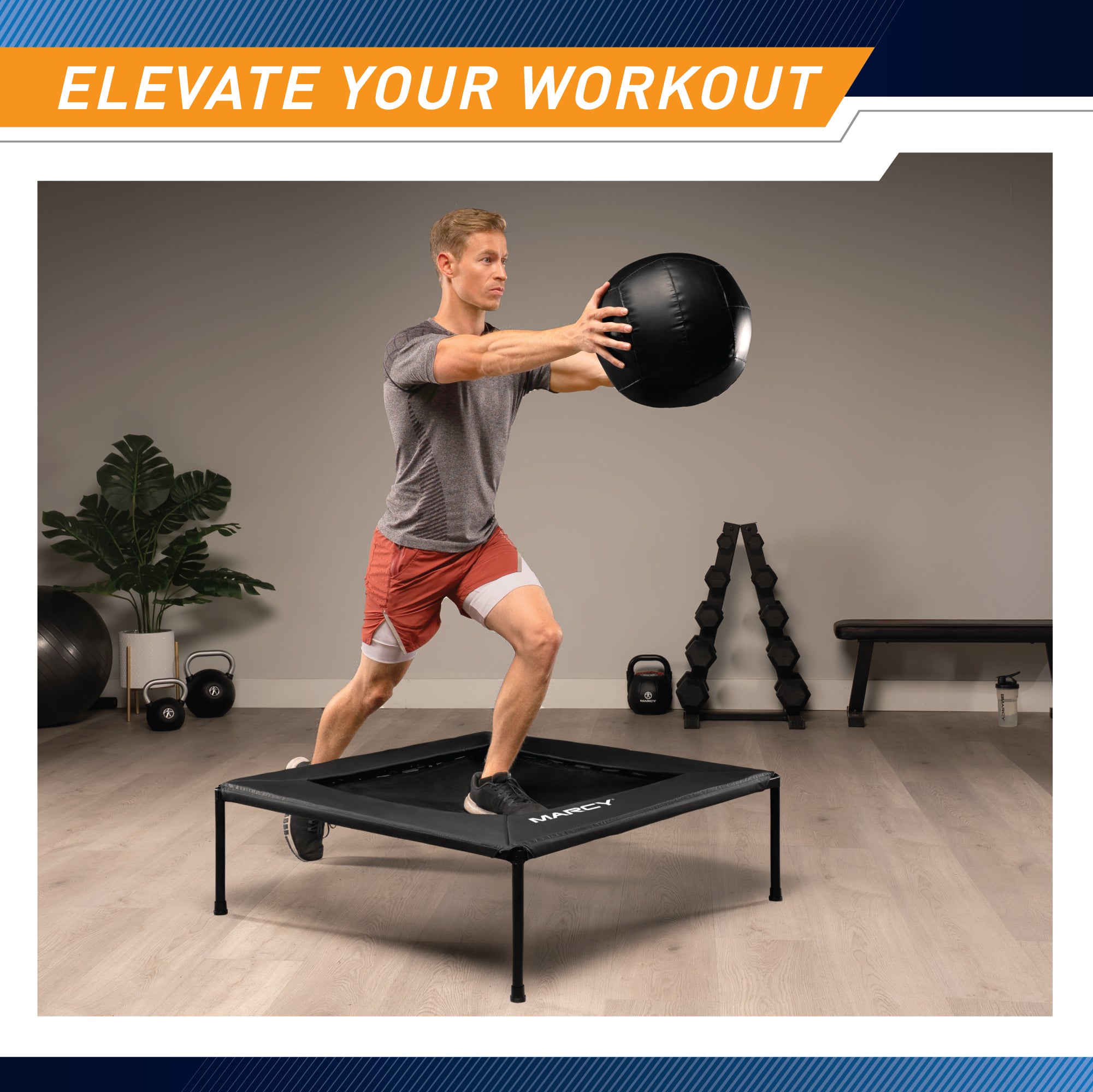 Marcy 40" Square Trampoline | TPL-41SQ