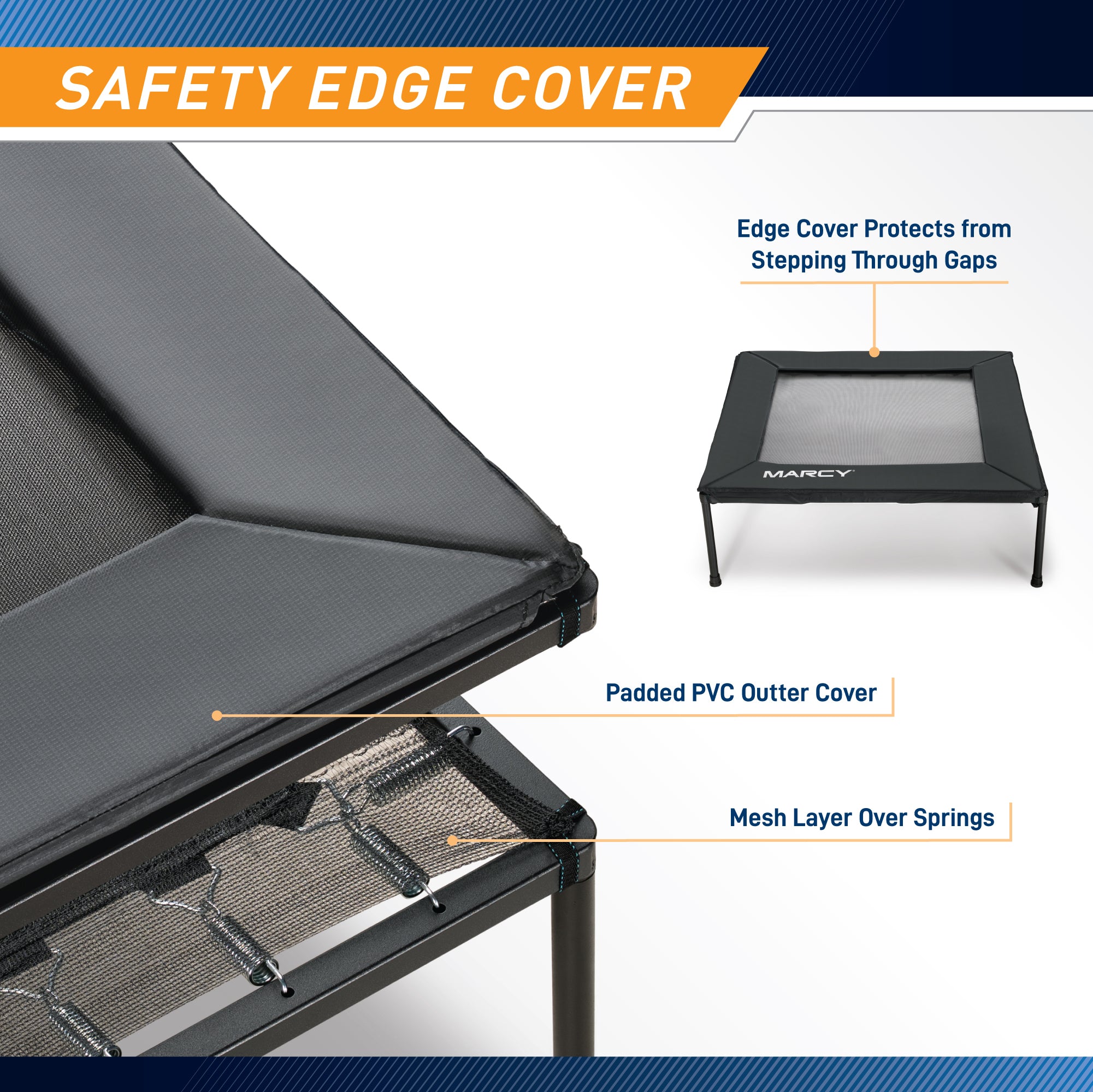 Marcy 40" Square Trampoline | TPL-41SQ