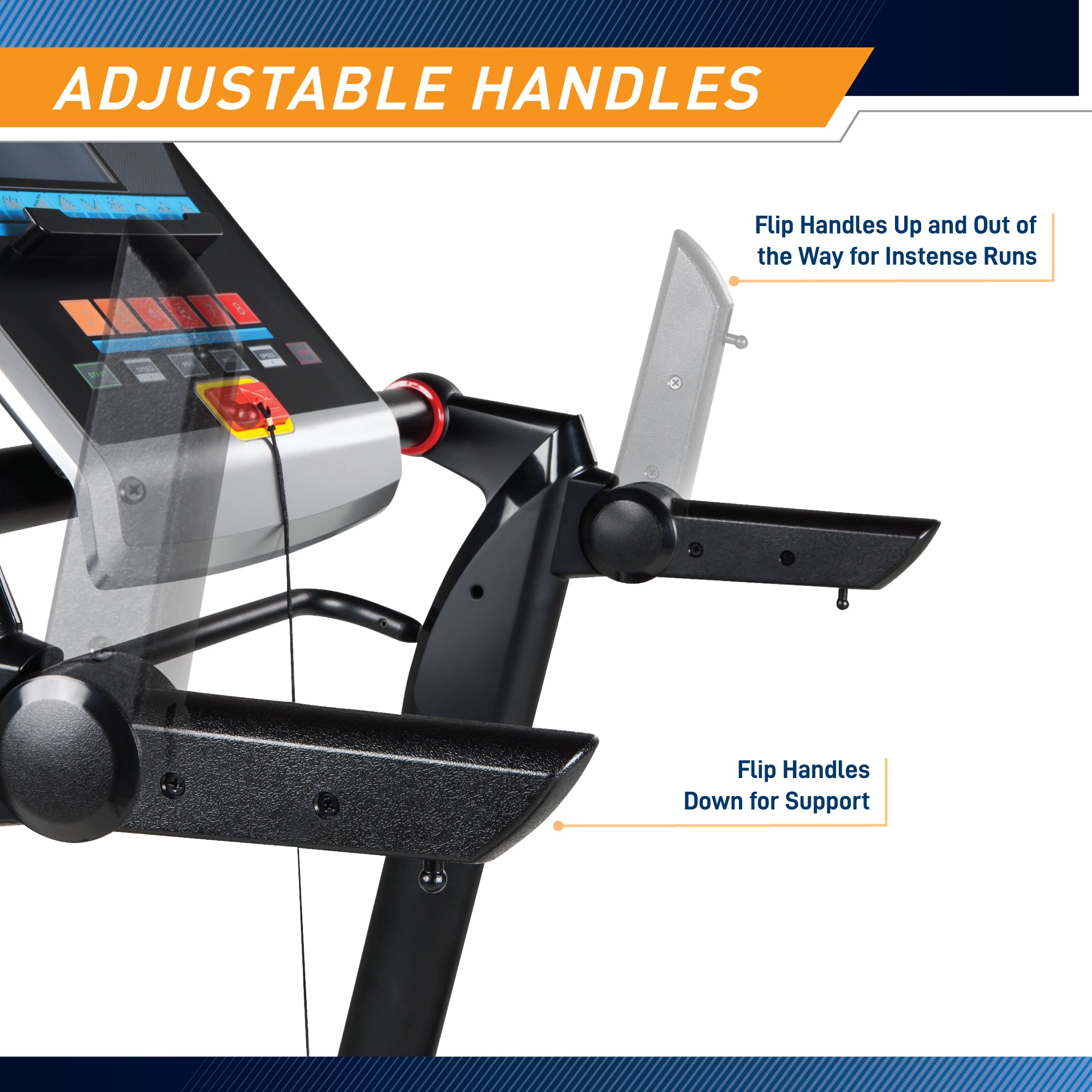 Marcy Easy Folding Motorized Treadmill | JX-651BW
